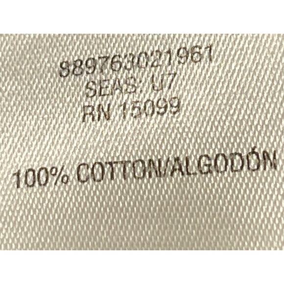 Outdoor Life Button Up Shirt Mens XL Blue Trees Forest Short Sleeve 100% Cotton - Picture 6 of 7